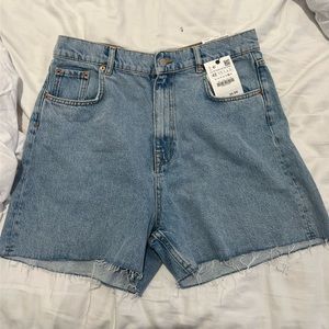 Zara the 90s Bermuda Jean shorts